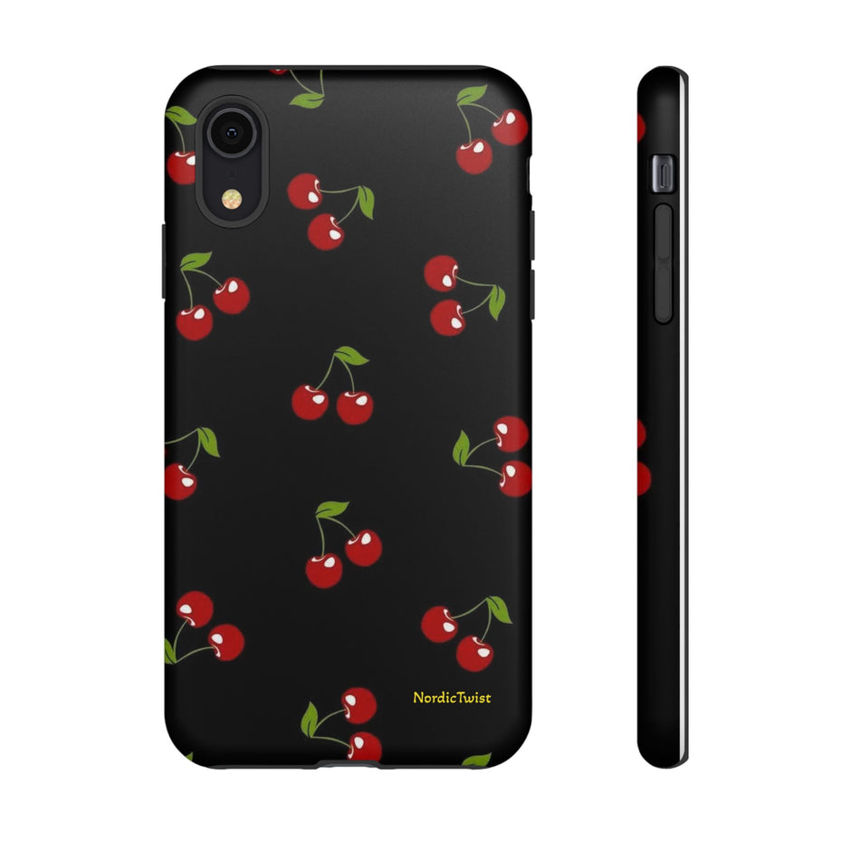 Cherry Pattern Tough Phone Case
