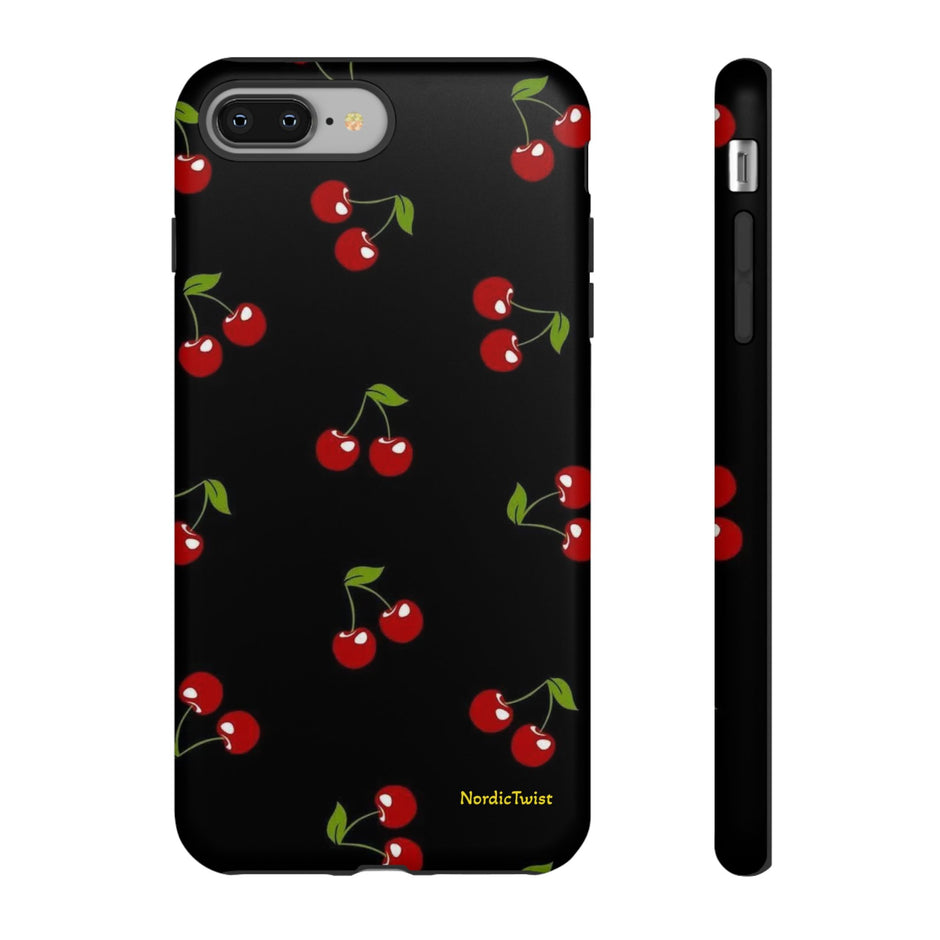 Cherry Pattern Tough Phone Case