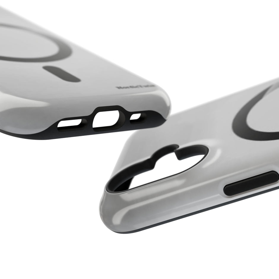 MagSafe Mobilskal – Grå Ringdesign