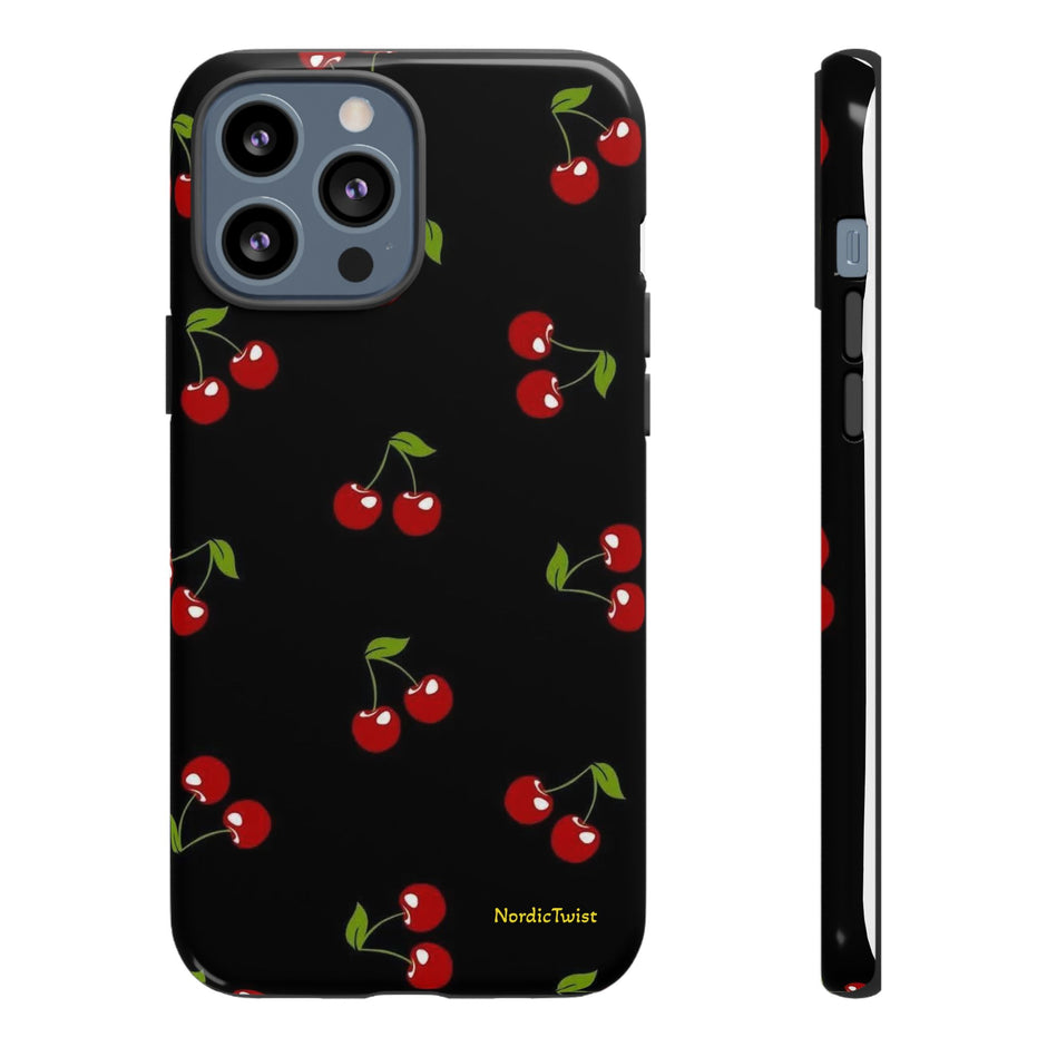 Cherry Pattern Tough Phone Case