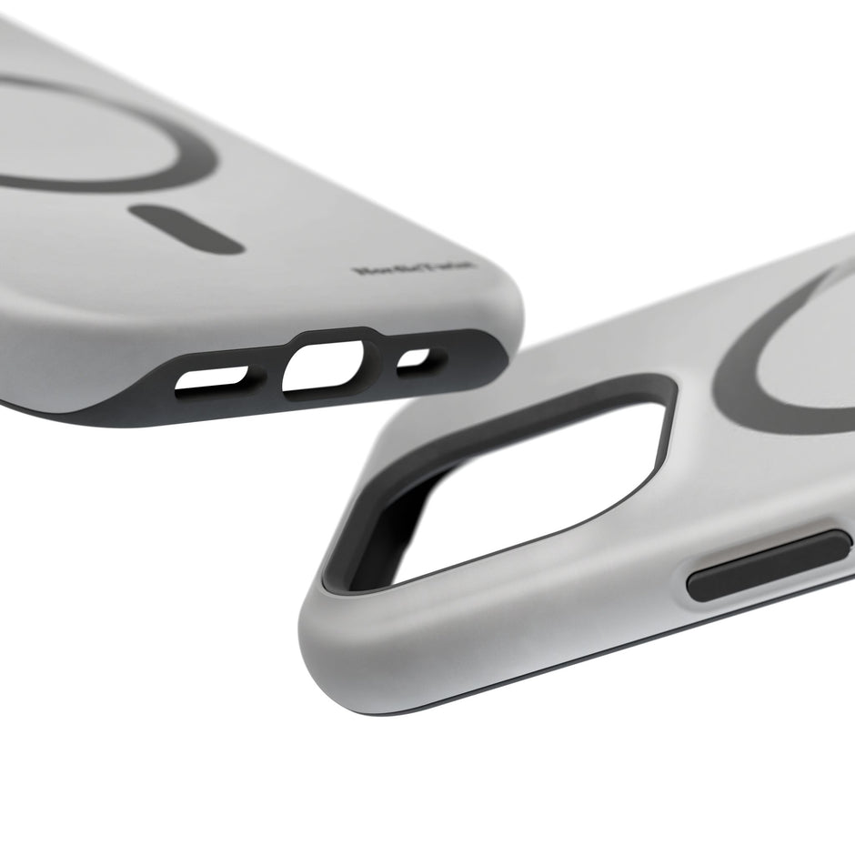 MagSafe Mobilskal – Grå Ringdesign