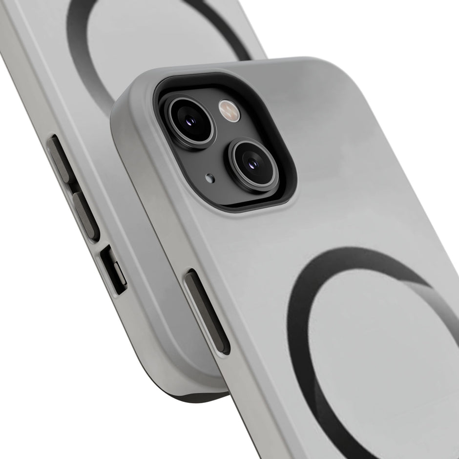 MagSafe Mobilskal – Grå Ringdesign