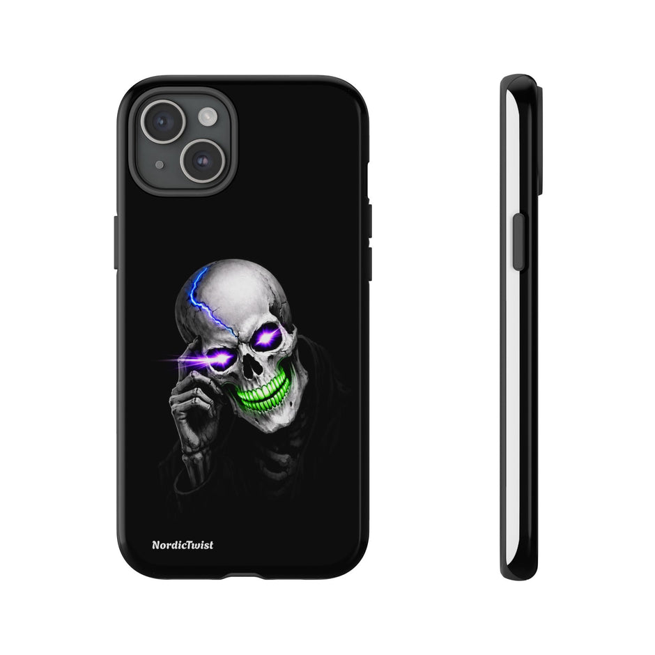 Neon Skull Tough Phone Case