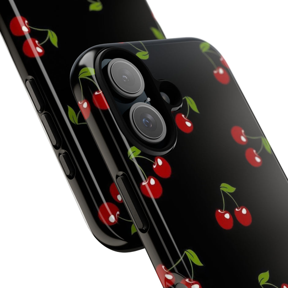 Cherry Pattern Tough Phone Case