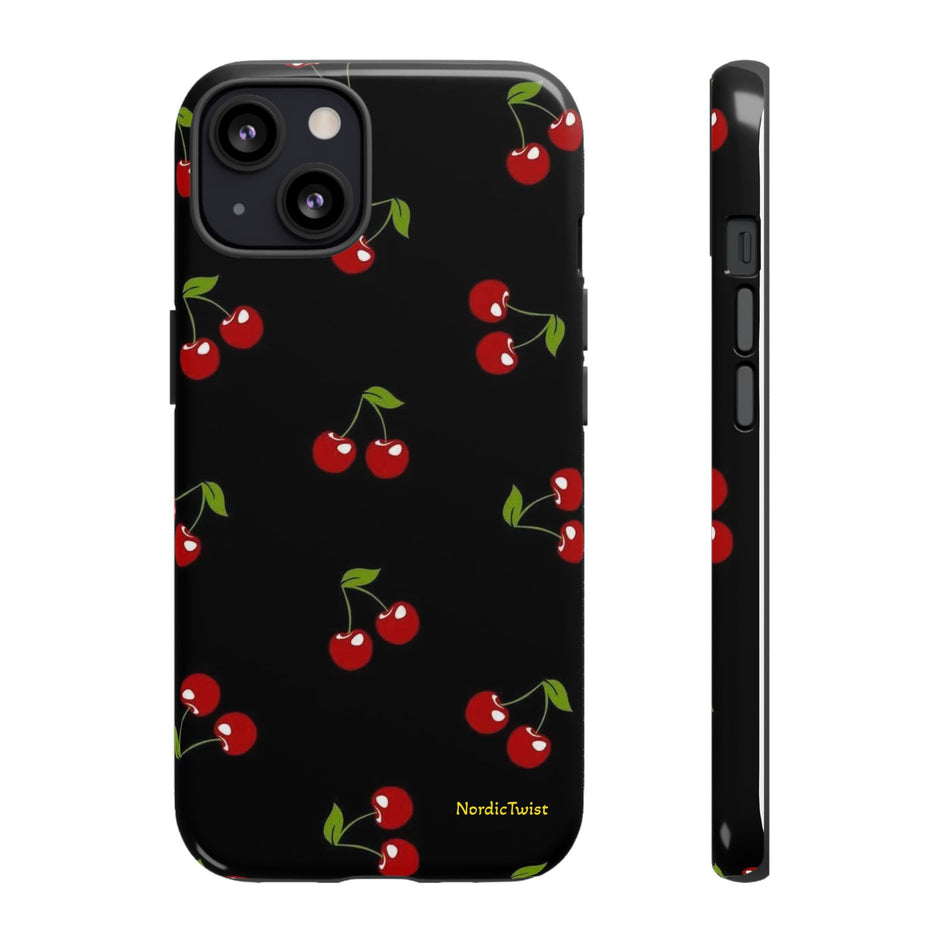 Cherry Pattern Tough Phone Case