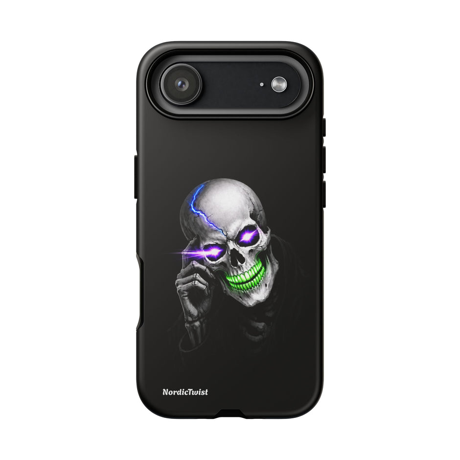 Neon Skull Tough Phone Case