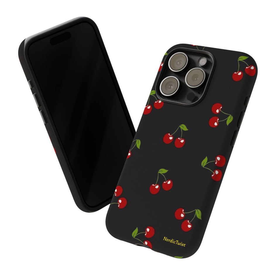 Cherry Pattern Tough Phone Case