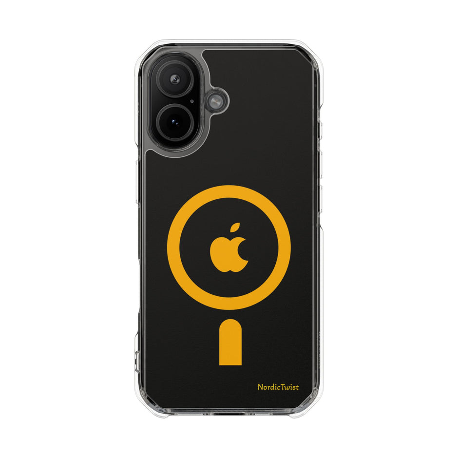 MagSafe Clear Phone Case – Yellow Ring