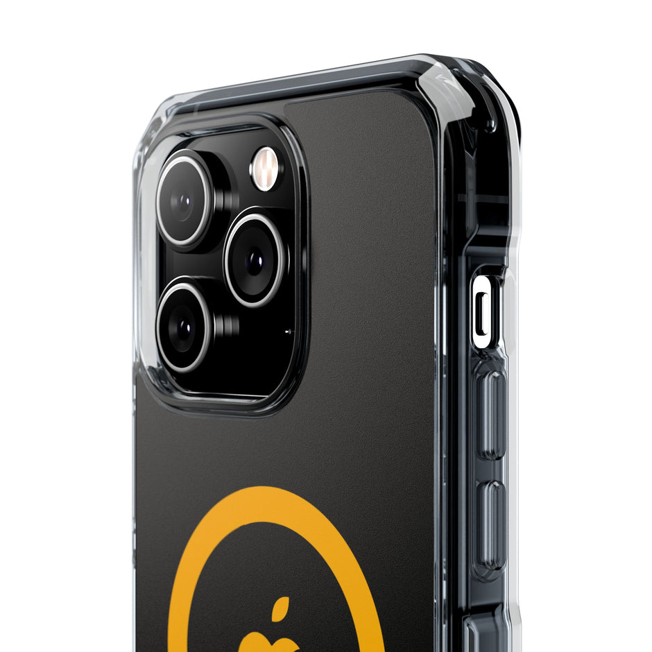 MagSafe Clear Phone Case – Yellow Ring