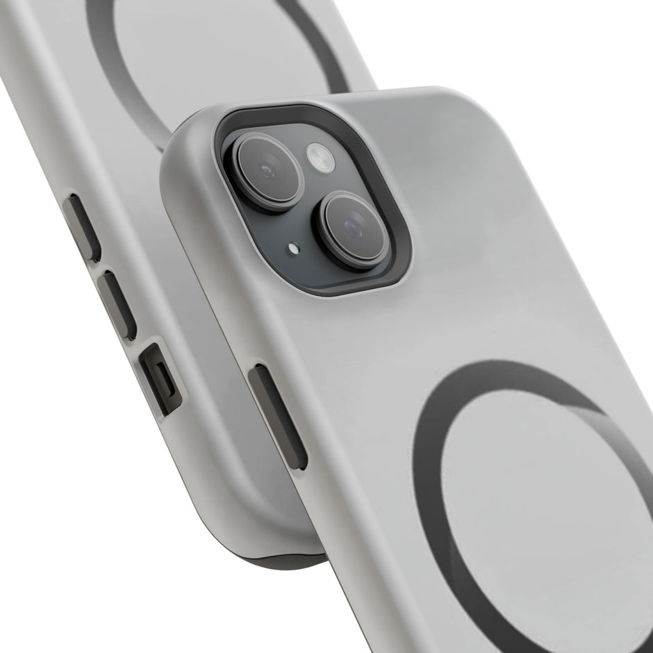 MagSafe Mobilskal – Grå Ringdesign