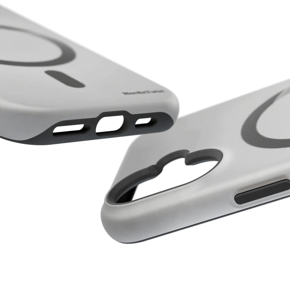 MagSafe Mobilskal – Grå Ringdesign
