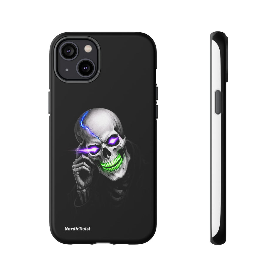 Neon Skull Tough Phone Case