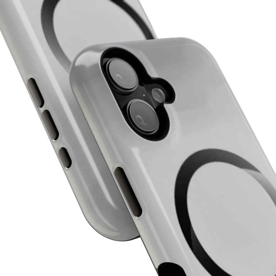 MagSafe Mobilskal – Grå Ringdesign