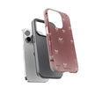 Cherry Bow Phone Case — Cute Red Gradient Protective Cover
