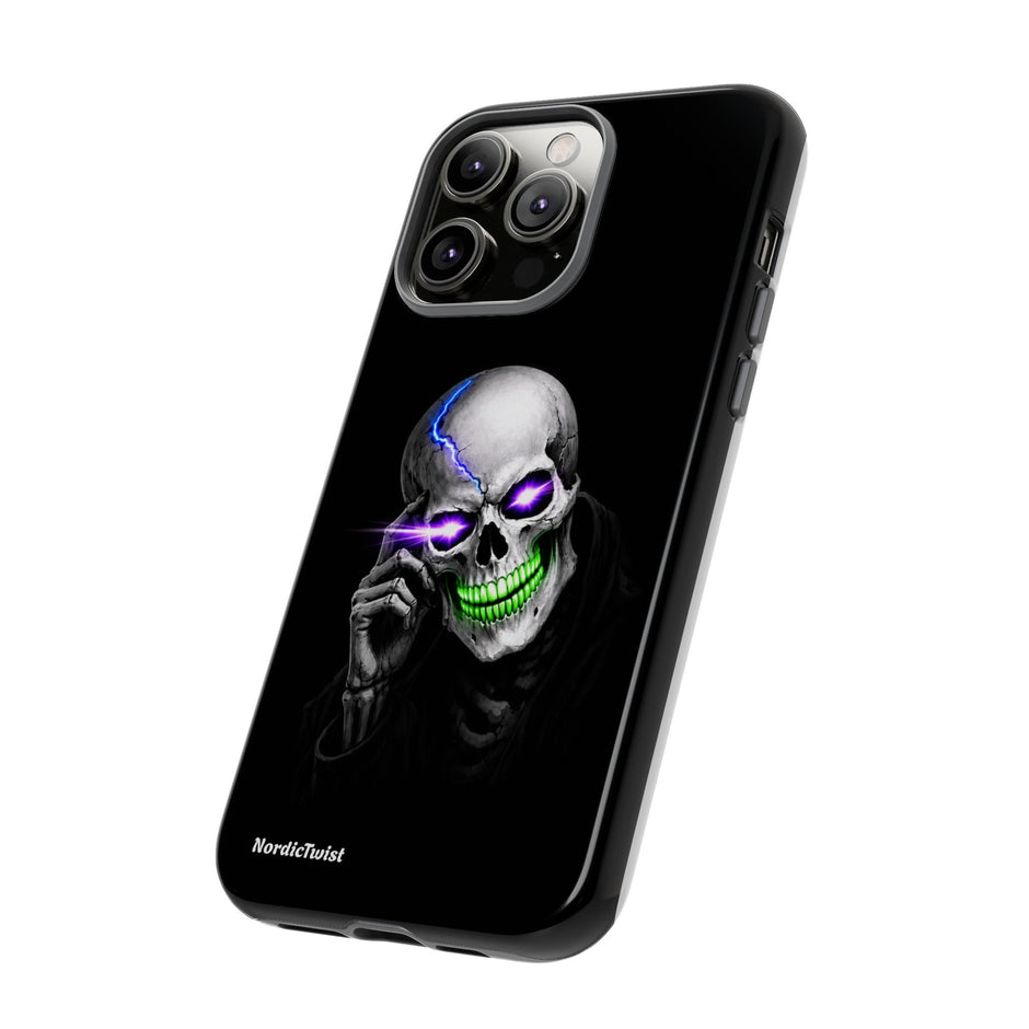 Neon Skull Tough Phone Case