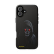 Tough Phone Case – Hooded Grim Reaper with Red Glowing Eyes