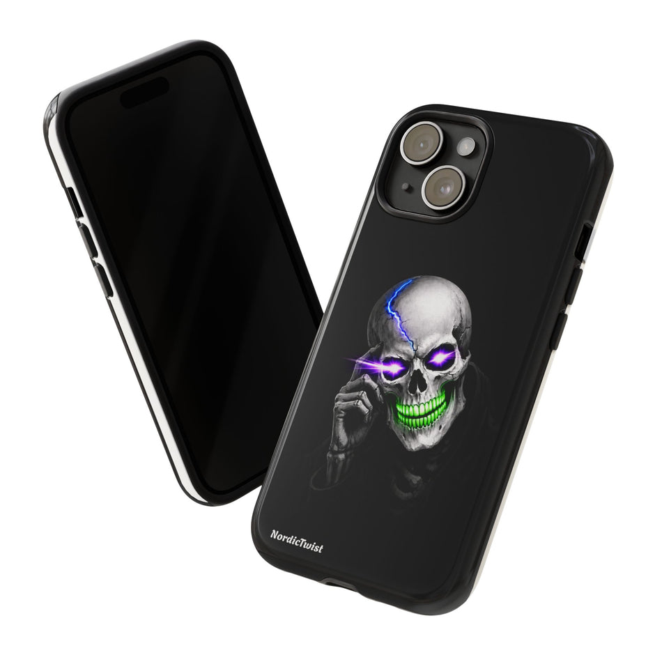 Neon Skull Tough Phone Case