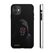 Tough Phone Case – Hooded Grim Reaper with Red Glowing Eyes