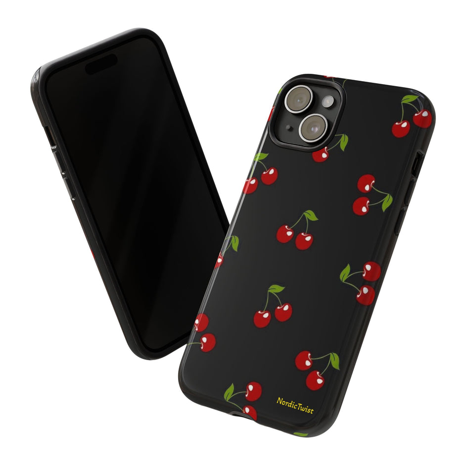Cherry Pattern Tough Phone Case