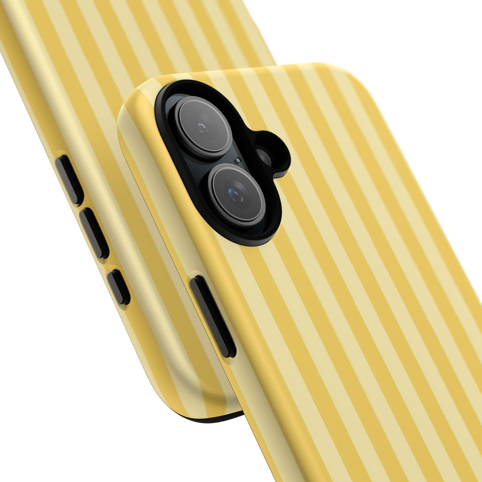 Yellow Stripe Tough Phone Case
