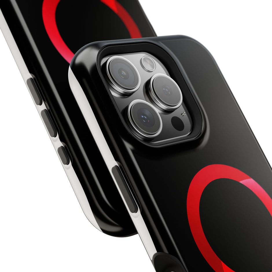 MagSafe Mobilskal – Röd Ringdesign