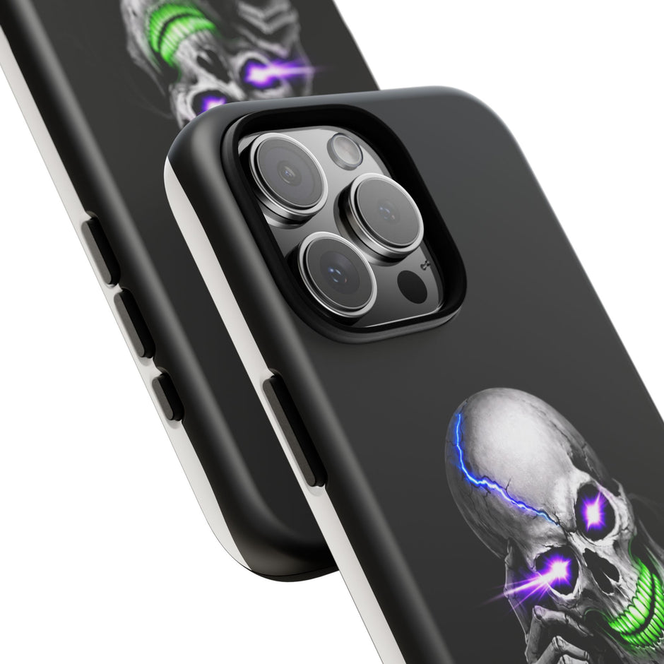 Neon Skull Tough Phone Case