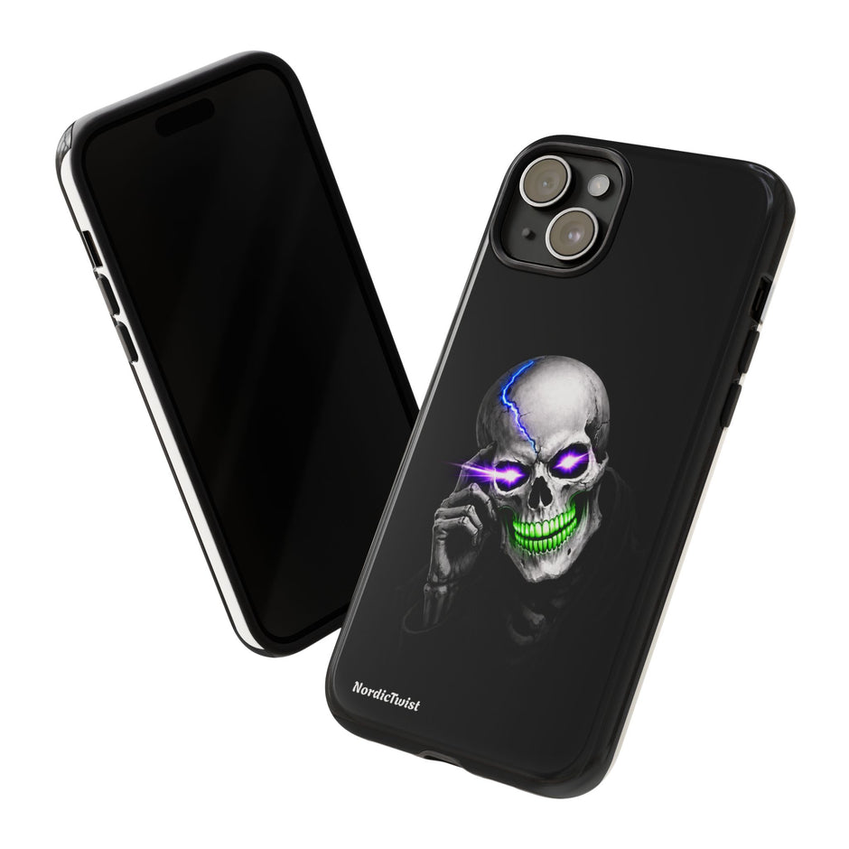 Neon Skull Tough Phone Case