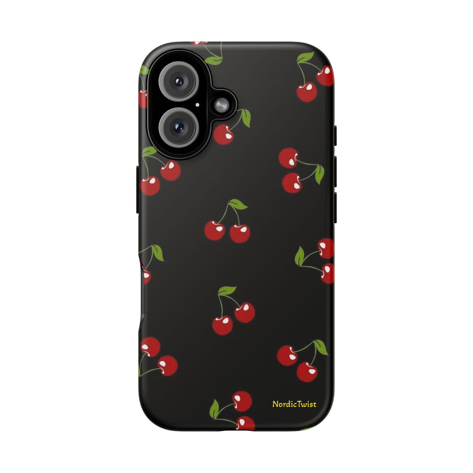 Cherry Pattern Tough Phone Case