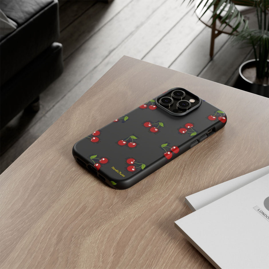 Cherry Pattern Tough Phone Case