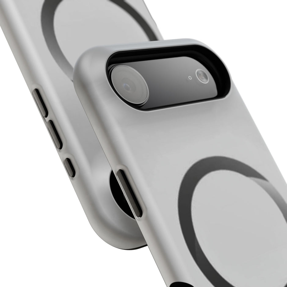 MagSafe Mobilskal – Grå Ringdesign