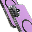 Clear Magnetic Phone Case Minimal Purple
