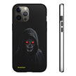 Tough Phone Case – Hooded Grim Reaper with Red Glowing Eyes