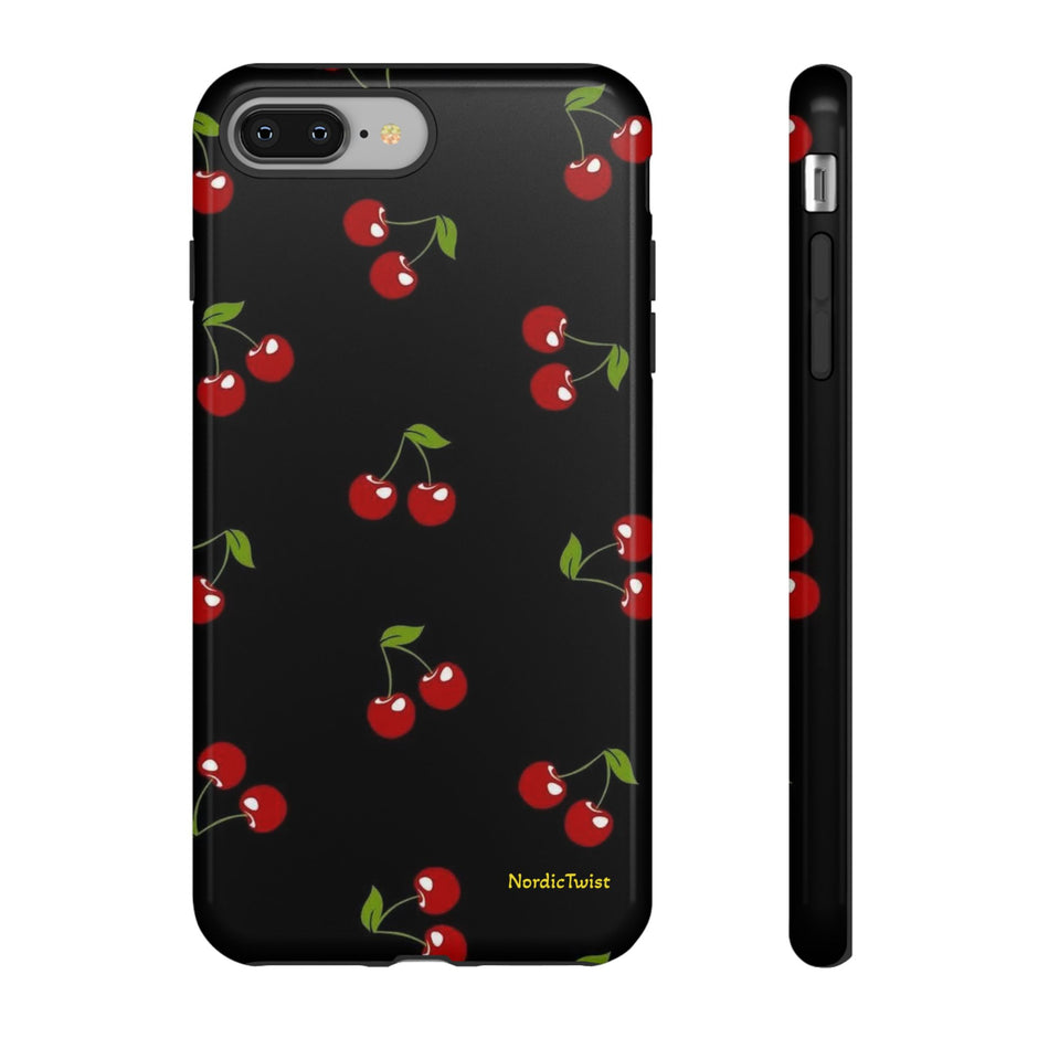 Cherry Pattern Tough Phone Case