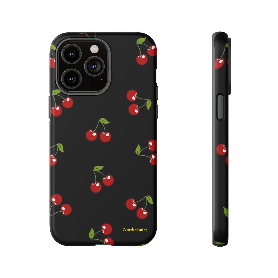 Cherry Pattern Tough Phone Case