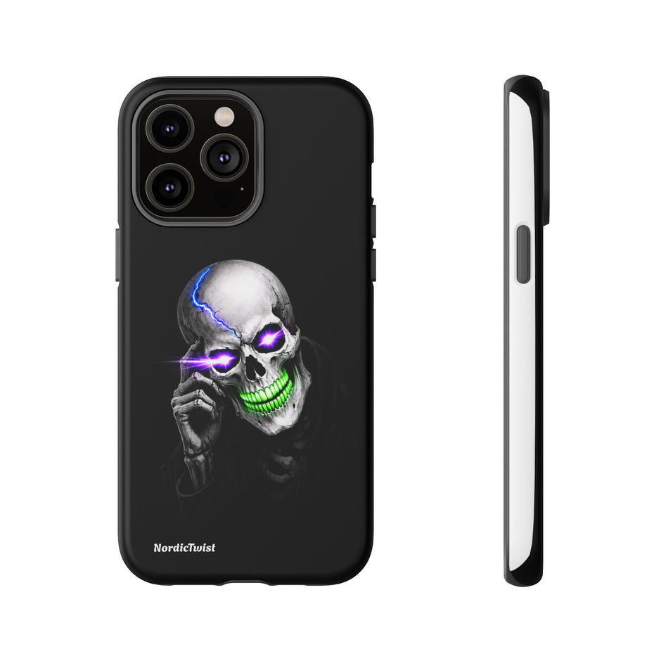 Neon Skull Tough Phone Case