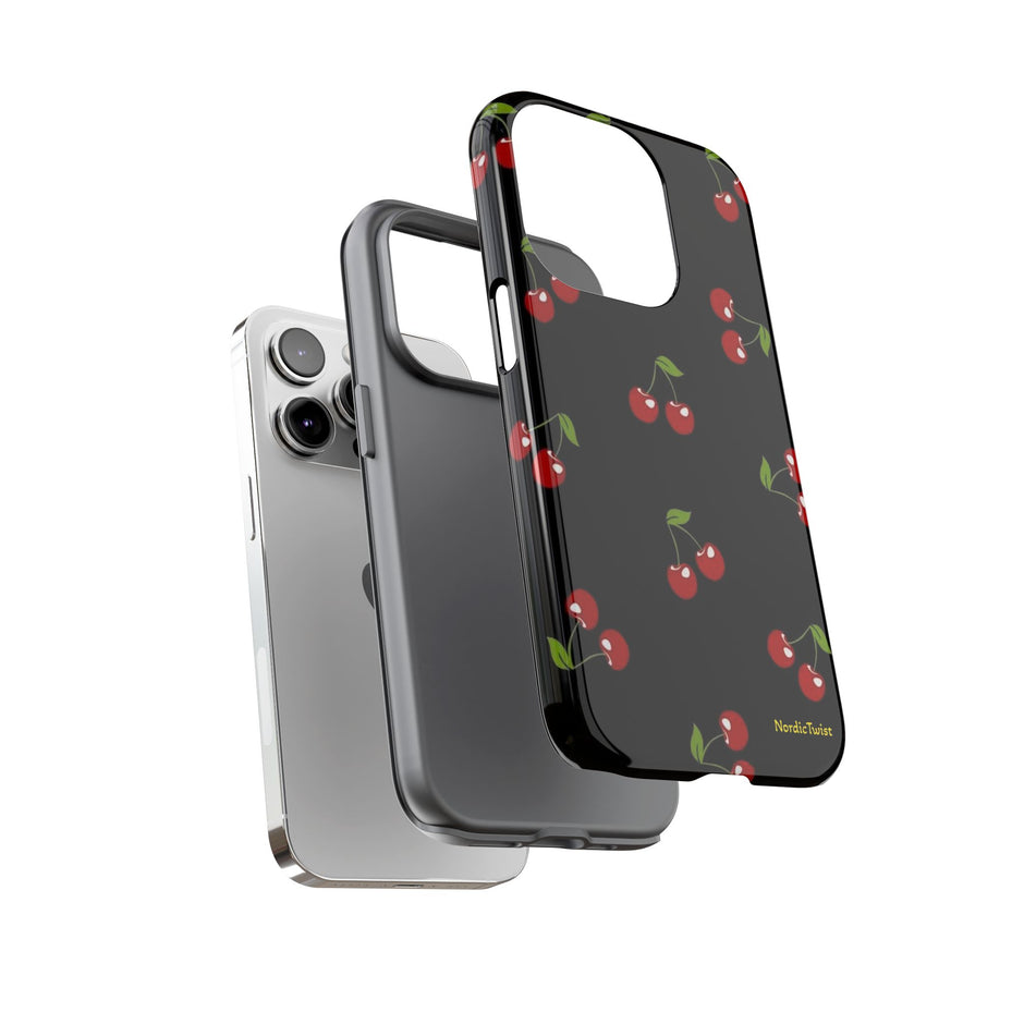 Cherry Pattern Tough Phone Case