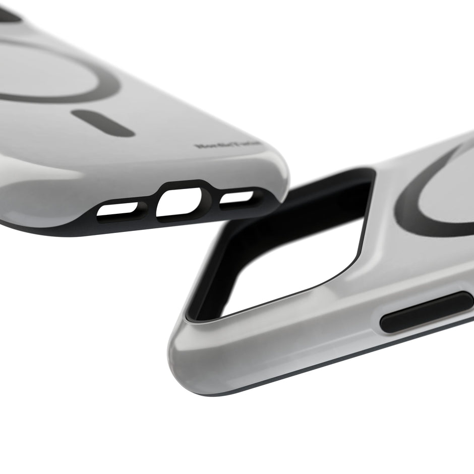 MagSafe Mobilskal – Grå Ringdesign