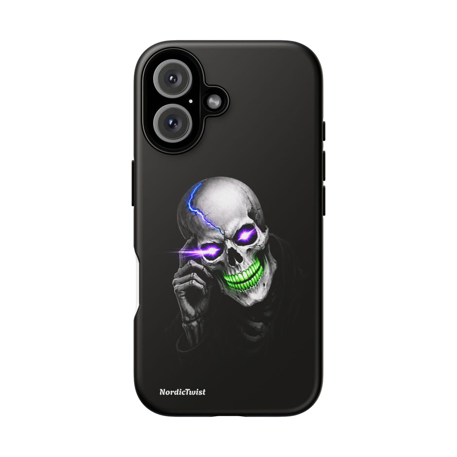 Neon Skull Tough Phone Case
