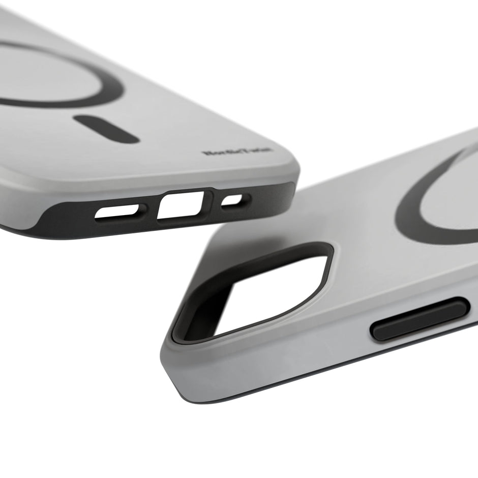 MagSafe Mobilskal – Grå Ringdesign