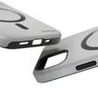 MagSafe Mobilskal – Grå Ringdesign