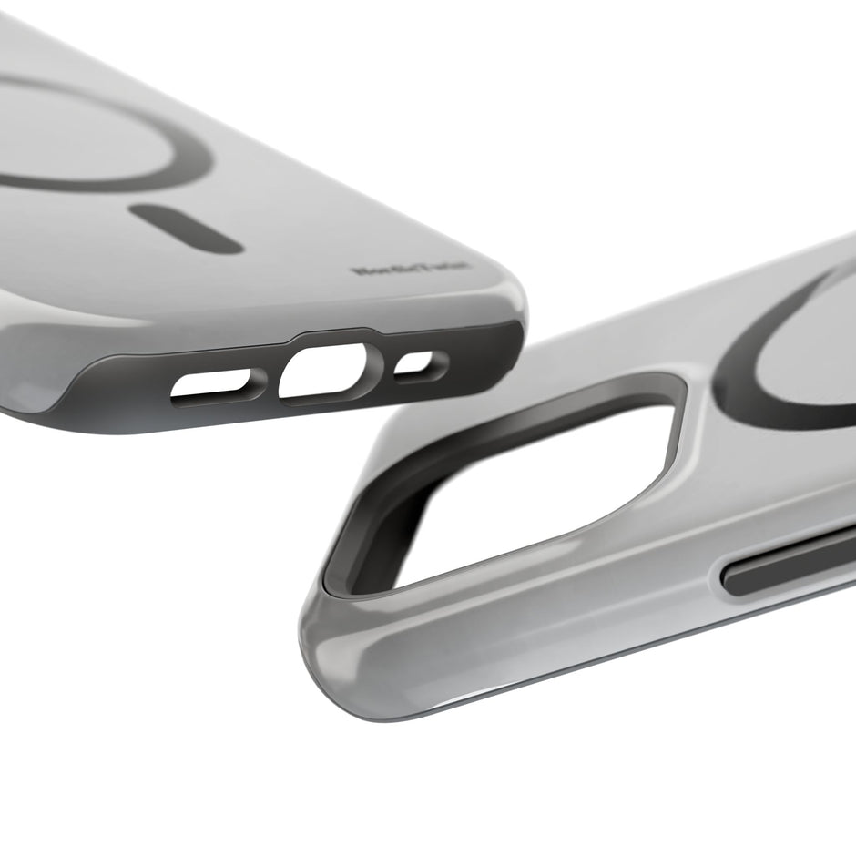 MagSafe Mobilskal – Grå Ringdesign