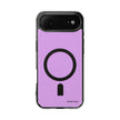 Clear Magnetic Phone Case Minimal Purple