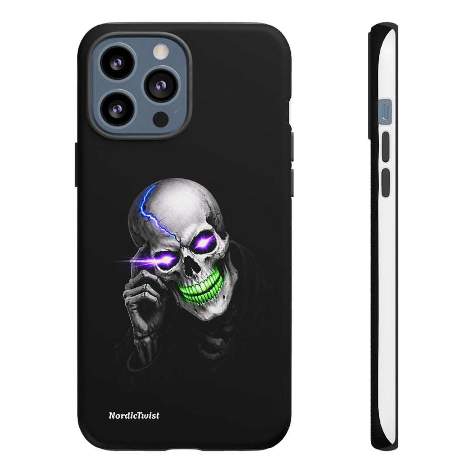 Neon Skull Tough Phone Case