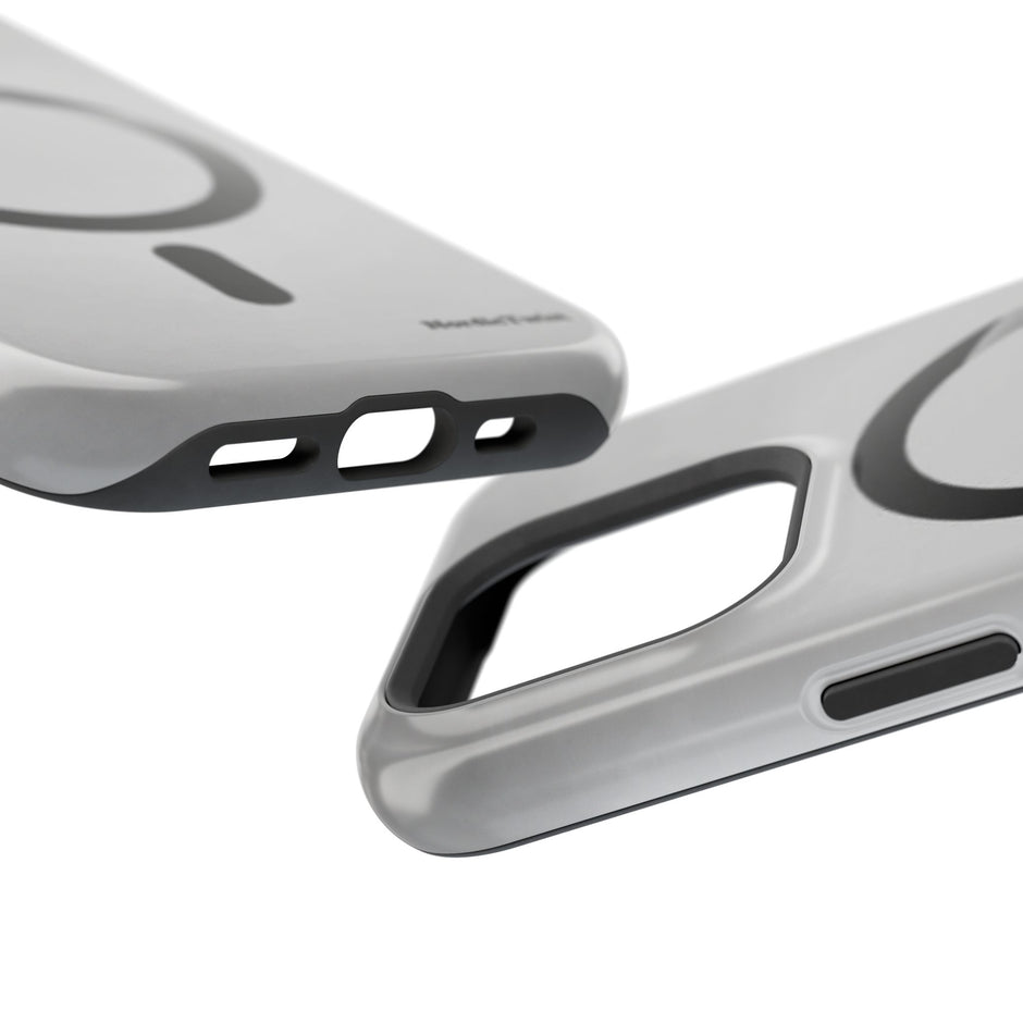 MagSafe Mobilskal – Grå Ringdesign