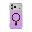 Clear Magnetic Phone Case Minimal Purple