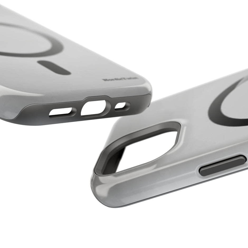 MagSafe Mobilskal – Grå Ringdesign