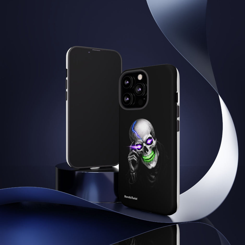 Neon Skull Tough Phone Case