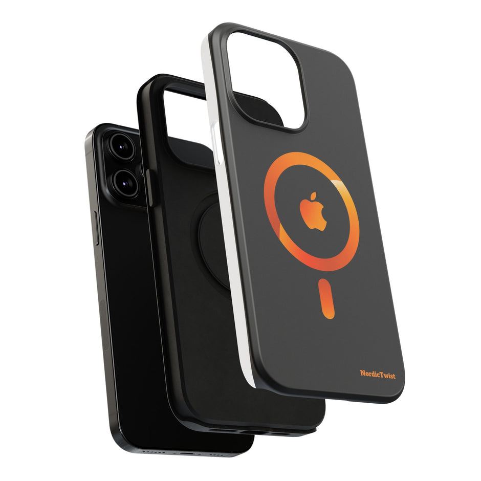 Stöttåligt MagSafe iPhone-skal – Orange Sökikon