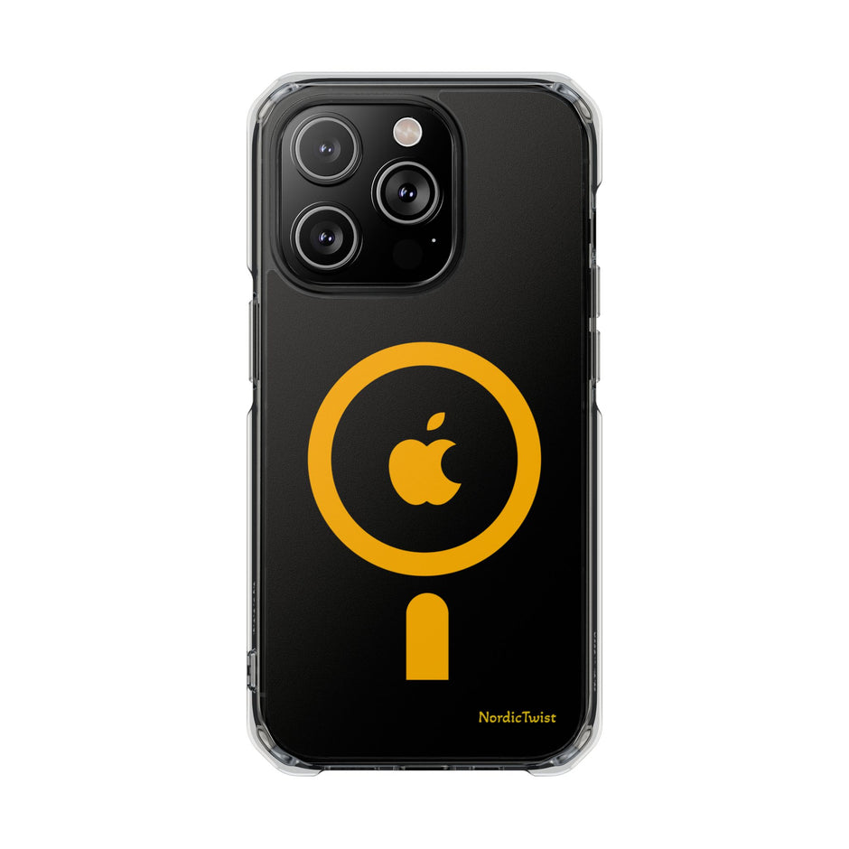MagSafe Clear Phone Case – Yellow Ring