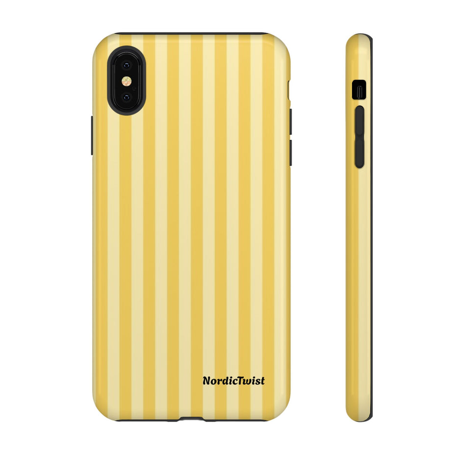 Yellow Stripe Tough Phone Case